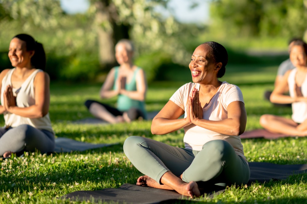 Yoga pop up at Refill Emporium